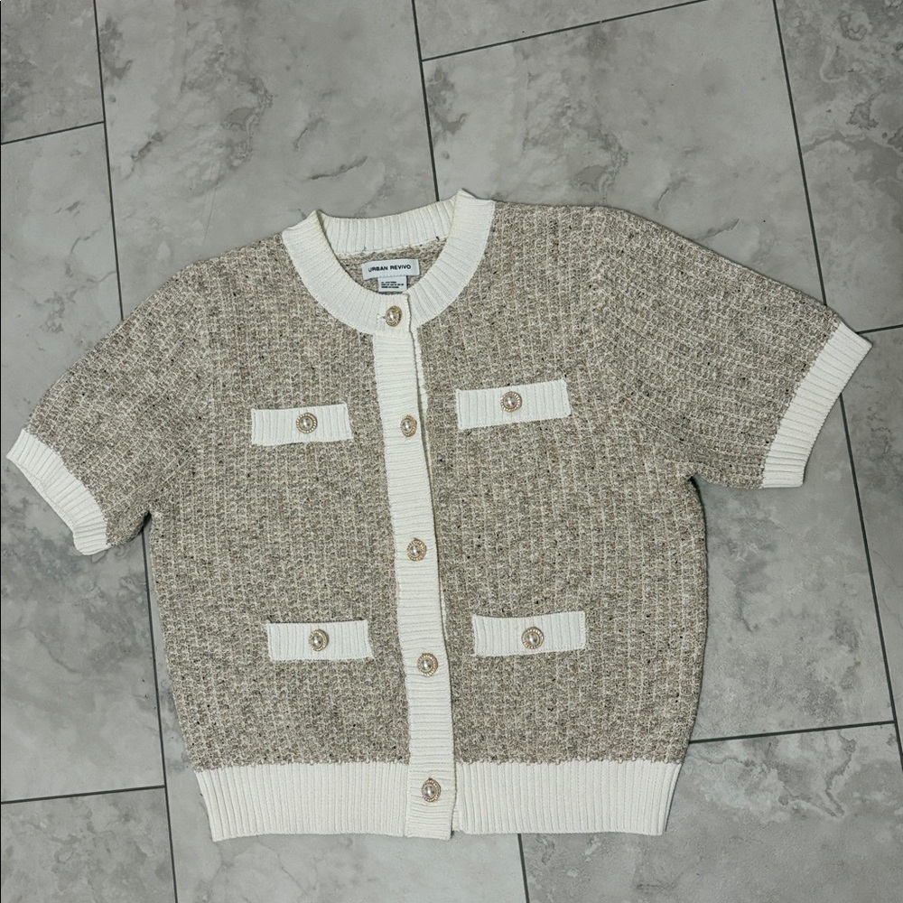 Urban Revivo Contrast Trim Cardigan size XL - Picture 5 of 10